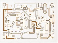 The Entente / Electrical Plug Diagram #plug #diagram #entente #design #graphic #cables #the #electrical