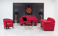 Upholstered lounge suite art of beauty by Finkeldei - www.homeworlddesign.com (6) #inspiration #lounge #homedecor #homedesign