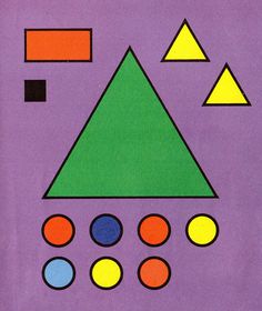 Shapes #yellow #shapes #circles #triangles #purple #blue #green
