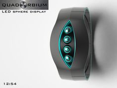 QuadOrbium LED Watch #tech #amazing #modern #innovation #design #futuristic #gadget #ideas #craft #illustration #industrial #concept #art #cool