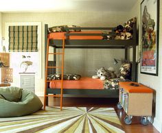 30+ Beautiful Bunk Room Ideas for Kids #kids #bedroom #bunk #room
