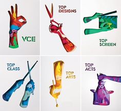 VCE Season Of Excellence - Projects - A Friend Of Mine #papercut #craft #colour #typography