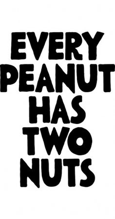 Typography #peanut #typography