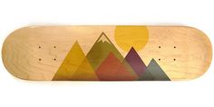 Rick VanderLeek #vanderleek #design #colorado #illustration #skateboard #rick #bordobello #mountains