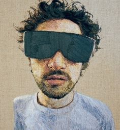 Colossal #embroidery #textiles #sunglasses #art