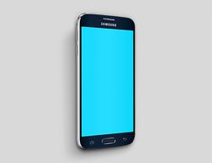 Samsung Galaxy S6 Angled Psd Mockup