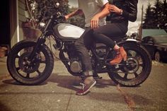 Tiffany Denise #girl #boy #rides #vintage #bike #motorcycle