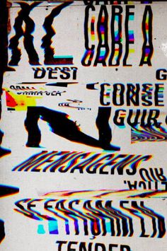 Marcos Faunner | PICDIT #design #glitch #art #type #typography