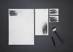 Private detective Identity and branding inspiration #white #detective #black #dust #stationery #dusting