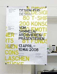 PORTFOLIO OF MARCEL FLEISCHMANN #minimalism #poster #typography