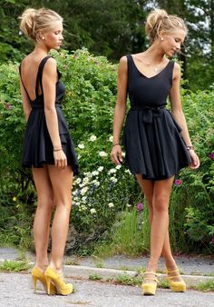 Petra Karlsson #fashion #blackdress #dress #beauty
