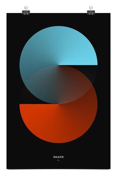 Poster for Shape studio new identity by Fabrice Vrigny #logo #identity #minimal #poster #shape #letter #morocco