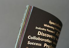 Rose Bruford College - We delivered Rose Bruford College a prospectus to stand out from the rest and which shout about their fantastic offer #print #layout #book #typography