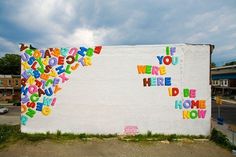 inspiration station / love letters #rainbow #letters #home #you