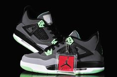 Air Nike Jordan Shoes Iv Oreos Green