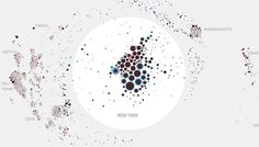 Map your moves byÂ Moritz Stefaner #moritz #interactive #infographics #map #datavis #bars #arcs #stefaner