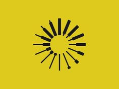 Dribbble - Turbo Ringlet by Tony Lane #mark #swiss #yellow #black #radius #simple #logo