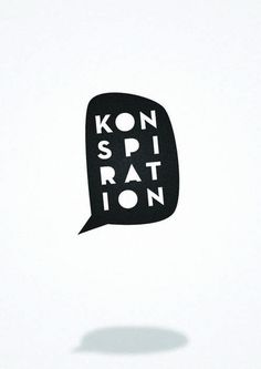 Konspiration logotype #logo #design #type