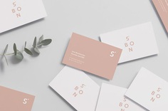 Lidia Mínguez designed a feminine, minimalist and modern brand identity for S.Bon, a London-based clothing brand that produces timeless wardrobe staples made of premium fabrics. For more of the most beautiful designs visit mindsparklemag.com