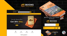 #Online #Books #Shop - #Prestashop #Responsive #Theme #eCommerce #Website #Design #Template