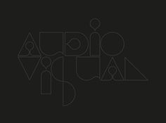 Audio Visual #handcrafted #design #graphic #type #typography