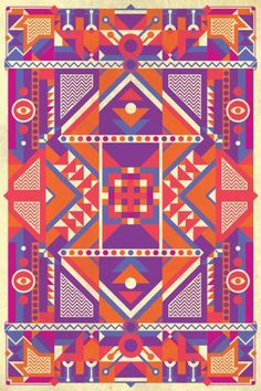 Beat Up! Second Season on the Behance Network #colour #pattern