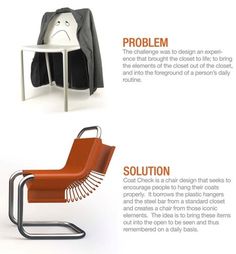 Core77 / industrial design magazine + resource / home #hangers #clothing #chair #design #clever
