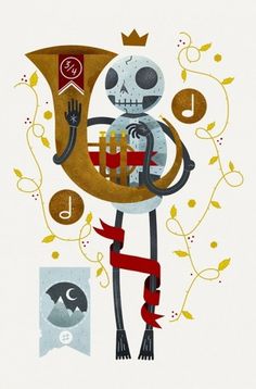 Scott Benson | The Black Harbor #illustration #skull