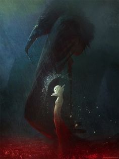 Moon and Crow by jameszapata