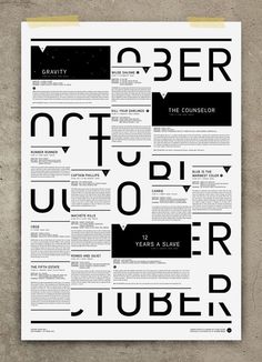 BEANFIELD #grid #print #typography
