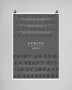Exocet Tribute #tribute #poster