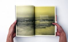 Graphic-ExchanGE - a selection of graphic projects #clouds #sky #print #yellow #book