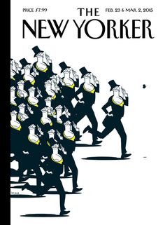 Istvan Banyai #90th #the #cover #yorker #illustration #york #anniversary #magazine #new