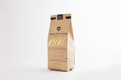 Vassilaros0050_TwelveOz #packaging #craft #vassilaros #bags #gold #coffee #foil