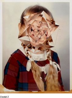 Photographer Julie Cockburn mixes collage with photography for some frighteningly beautiful results.(Via: SeeSaw Magazine) #kaleidoscope #geometry #photography #spatter #collage