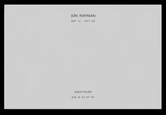 David Rudnick — Jon Rafman #card #print #business #stationery