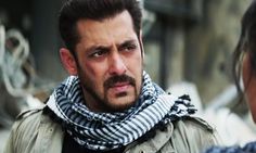 Salman Khan, Bollywood's iconic actor, gives an intense gaze in this stunning HD wallpaper from Tiger Zinda Hai, showcasing his versatility in acting.