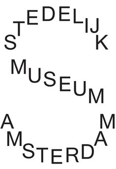 Stedelijk Museum Amsterdam #logo #museum #amsterdam #2012