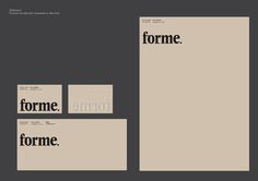 Forme #logo #print #layout