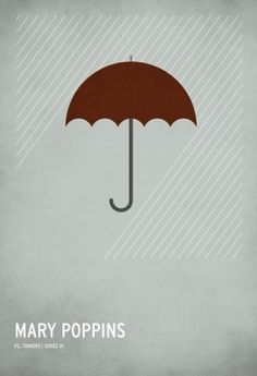 The Curious Brain » Christian Jackson #mary #design #graphic #fairytale #poster #minimalist #poppins