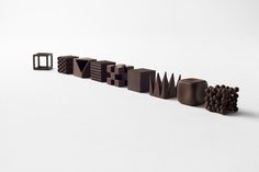 chocolatexture13_akihiro_yoshida #chocolate #sculptures #geometric #art