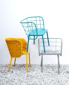 Jujube Collection by 4P1B Design Studio jujube outdoor seating arrangement 2 #seats #chairs #outdoor #metal #seating
