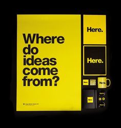 Design Month 2011 on the Behance Network #helvetica #yellow #bold #poster