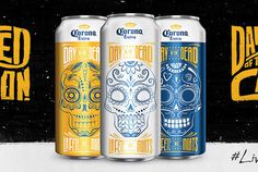 Corona Day of The Dead Cans #beer #cans