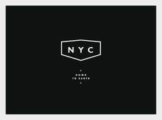 NYC – Down to earth #type #logo
