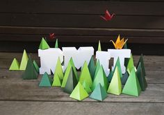 Promotional Postcards on the Behance Network #cut #mountains #paper #typography