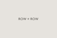 Row by Row #logo
