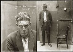 Portraits de criminels australiens dans les années 1920 | La boite verte #photography #crime #portrait