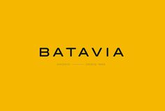 Batavia by We Are Rifle #graphic design #logotype #logo #gold
