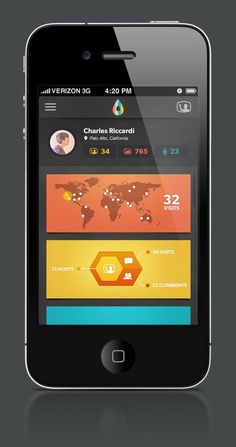 Infographic dribbble large #app #ui